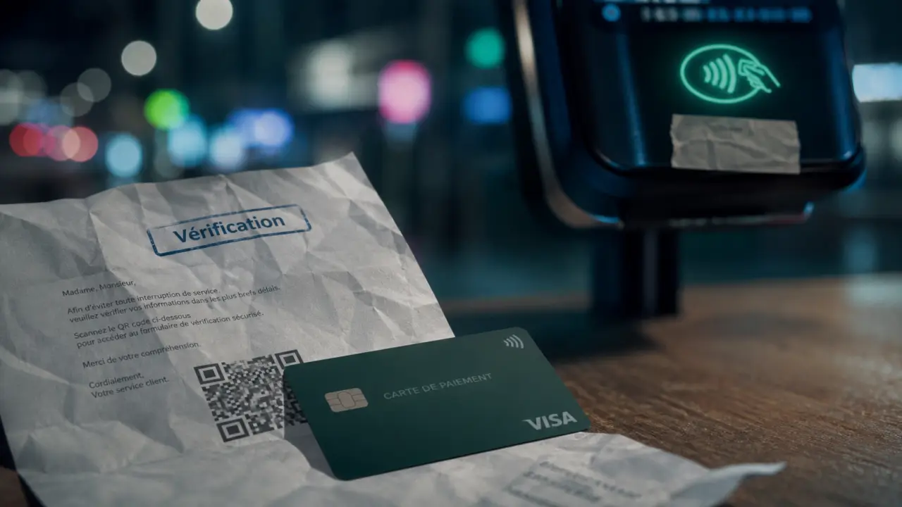 Arnaque carte bancaire lyon : QR code à ne jamais scanner