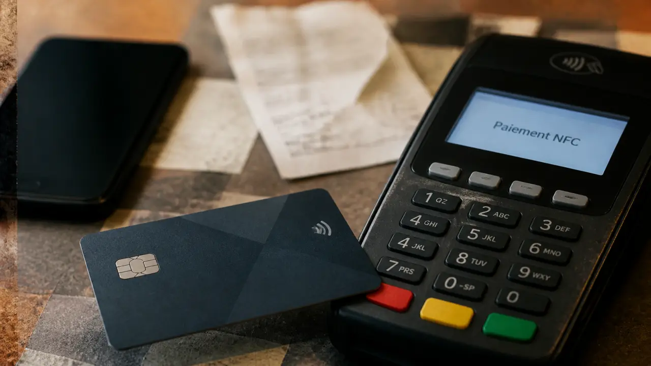 Paiement NFC : carte bancaire contactless et terminal TPE, sécurité et plafond 50 €