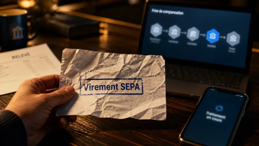 Heure réception virement Boursorama : traitement en cours