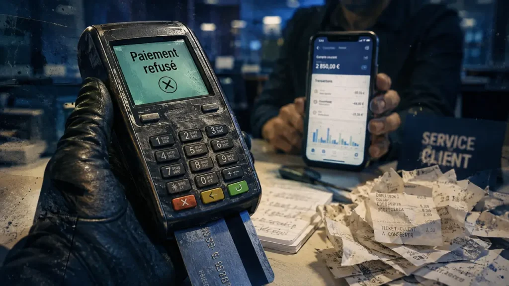 Bug carte bancaire aujourd’hui, paiement refusé sur terminal
