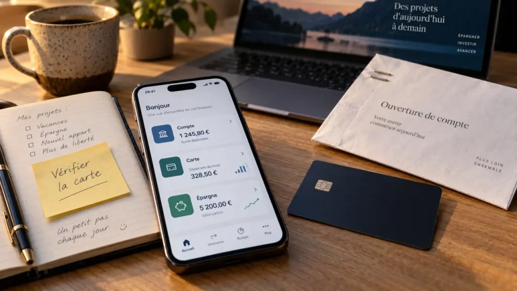 Fortuneo banque en ligne : appli bancaire sur smartphone