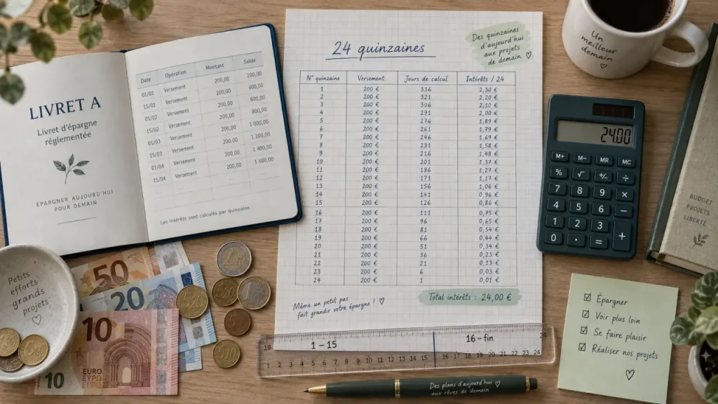 Date des interets du livret a : repères 1–15 et 16–fin pour éviter de perdre des intérêts